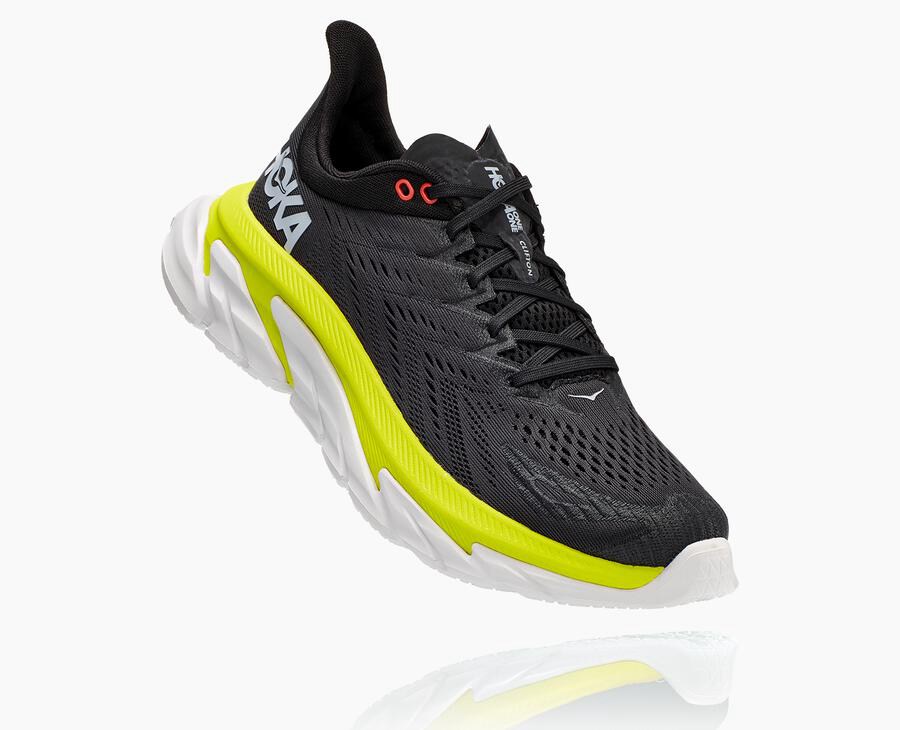 Zapatillas Running Hoka One One Hombre - Clifton Edge - Negras - UOY481027